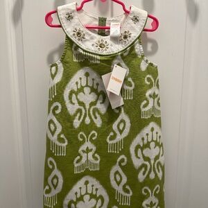 GYMBOREE Green Gem Batik Print Dress